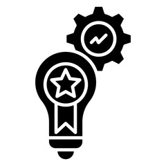 Quality Enhancement Glyph Icon