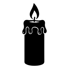 Dripping Flame Candle