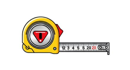 Measuring tape illustration
