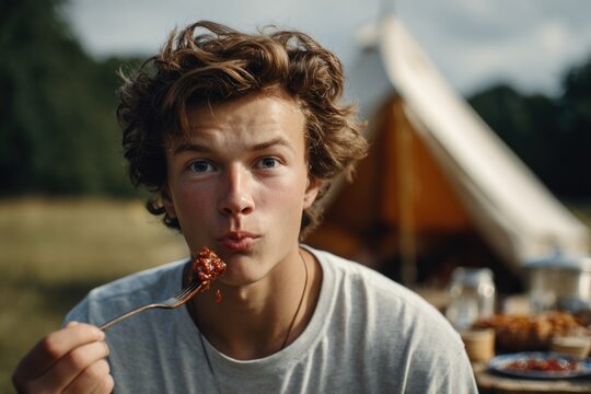 Tasting Traditional Surstr&ouml;mming Outdoors
