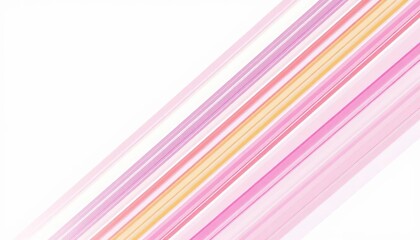 Obraz premium Abstract diagonal stripes on white, minimalist design, airy, lines