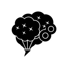 brainstorming bubbles icon 