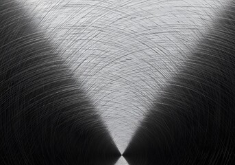 Abstract Metallic Swirls on Brake Disc Surface