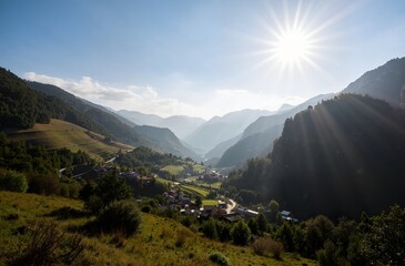 view from the top of mountain