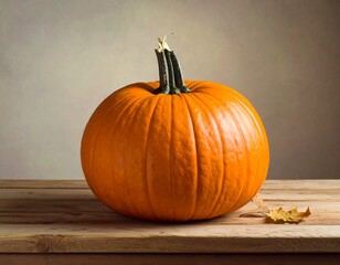 pumpkin on wooden background
