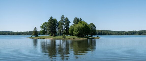 Obraz premium lake in the mountains