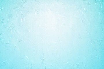 光のあたる雲龍模様の和紙　水色のグラデーション　フレーム