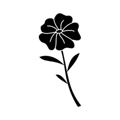 Flower Icon Black