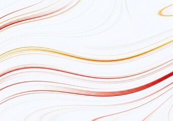 Dynamic Flowing Orange Lines Background