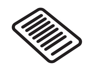 Wound closure strips healthcare icon in clean vector