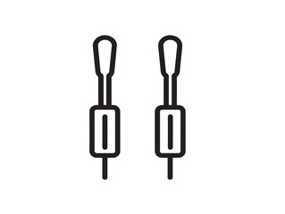 Modern Alcohol Swabs Icon in Sleek Clear Vector Medical Illustration Style