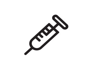 Fototapeta premium Blood Lancet Icon in Clean Elegant Minimal Medical Vector Artwork Illustration