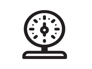 Durable Blood Pressure Cuff Icon in Stylish Functional Vector Medical Illustration