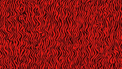 Fototapeta premium Abstract red and black wavy pattern background