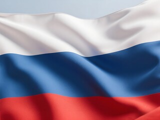 Fototapeta premium Close-up of the Russian flag