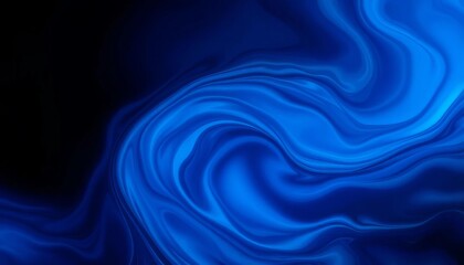 Obraz premium Fluid, swirling blue hues transition from dark to light , dye, energy