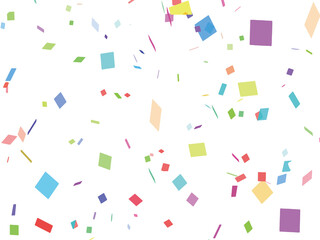カラフルな紙吹雪の背景