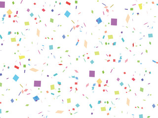 カラフルな紙吹雪の背景