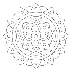 Mandala, ausmalen