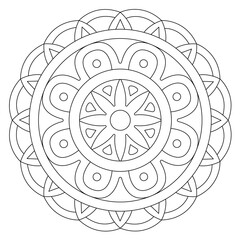 Mandala, ausmalen
