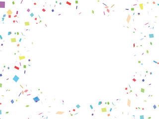 カラフルな紙吹雪の背景