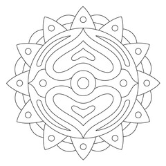Mandala, ausmalen
