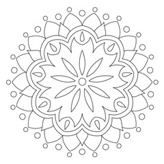Mandala, ausmalen