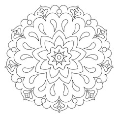 Mandala, ausmalen
