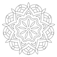 Mandala, ausmalen