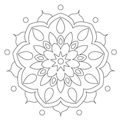 Mandala, ausmalen