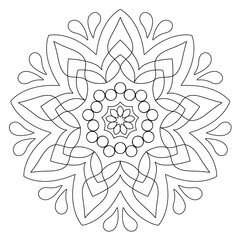 Mandala, ausmalen