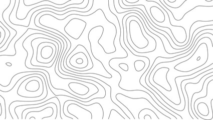 Topography map vector with soft white elevation contours, grid overlays, and abstract relief lines for outdoor posters and adventure themes