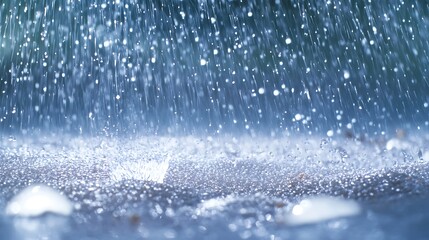 Obraz premium Majestic blue lightning illuminates a chaotic sea during a severe weather storm