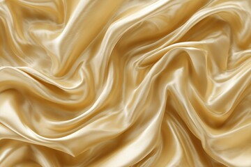 Obraz premium The smooth flow of elegant white silk fabric highlights its soft waves and luxurious texture, providing inspiration for designers