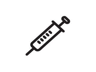 Clean IV Catheter Icon Illustration in Elegant Functional Minimal Medical Vector Style