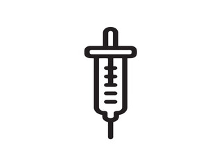 Sleek Lancet Device Icon in Professional Clean Minimal Medical Vector Illustration