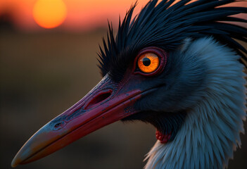 Fototapeta premium close up of a crane