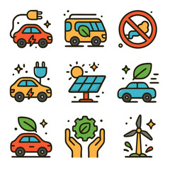 Electric vehicle transportation images for ecoconscious designs. Suitable for websites, blogs, and marketing materials advocating sustainability and green energy.
