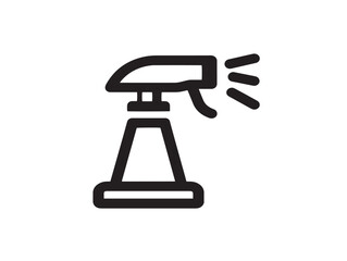 Minimal healthcare cold spray icon elegant clean vector artwork