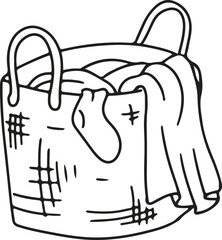 Hand Drawn Eco Vector Icon for World Cleanup Day | Recycling Awareness Symbol Illustration | Green Earth Save Planet Artwork | Zero Waste Sustainability Climate EPS Design for Global Environmental Pro