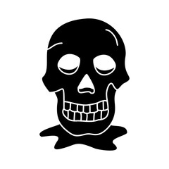 Skull Icon Black