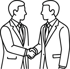 Business Handshake
Partnership Deal
Agreement Icon
Two Men Shaking Hands