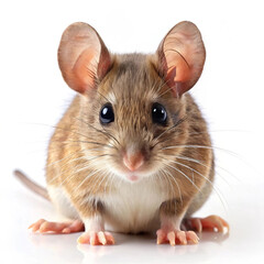 A simple image of a mouse isolated on a white background
