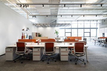 interior of modern office space