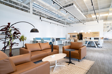 Modern Lobby in Corporate Office