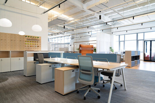 interior of modern office space