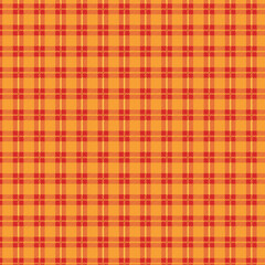Vibrant orange and red checkered pattern