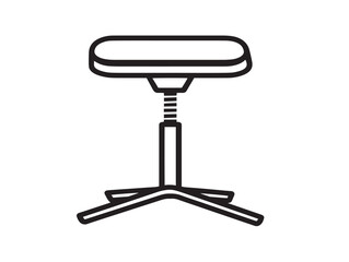 Clean stool collector icon in professional medical vector