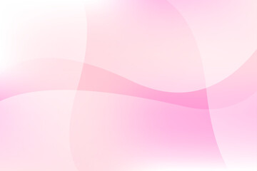 優しいピンク色のグラデーションと抽象的な曲線背景デザイン
