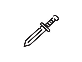 Clean sterile surgical blade design in minimal line art